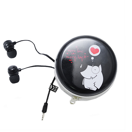 Наушники Forever CM-310 вакуумные с микрофоном черные