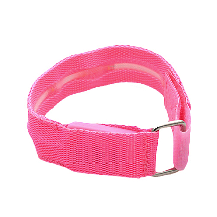 Фликер светодиодный на плечо Nova ArmBand розовый