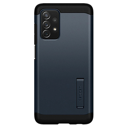 Чехол для Samsung Galaxy A72 гибридный для экстремальной защиты Spigen SGP Tough Armor темно-серый