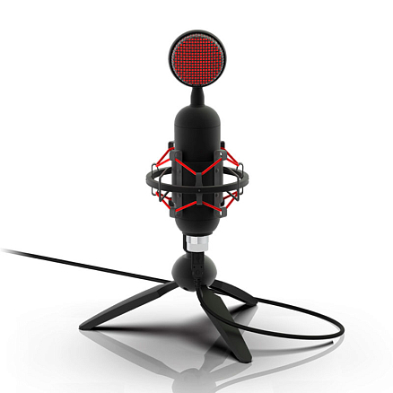 Микрофон для стрима Ritmix RDM-230 черный