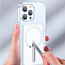 Чехол для iPhone 13 силиконовый c подставкой Baseus Magnetic прозрачный
