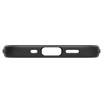 Чехол для iPhone 12 Mini гелевый Spigen Liquid Air матовый черный
