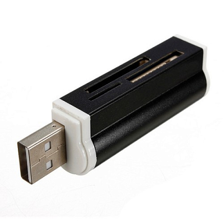 Картридер все-в-одном USB внешний для всех типов карт памяти Siyoteam SY-662 черный
