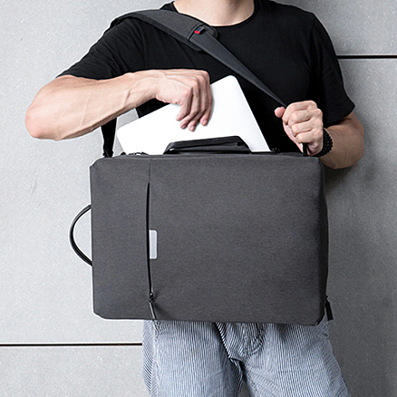 Рюкзак-сумка WiWU Odyssey с отделением для ноутбука до 15,6 дюйма черный