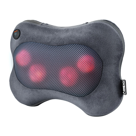 Массажная подушка (массажер) универсальная Шиацу с подогревом Naipo MGP-129M