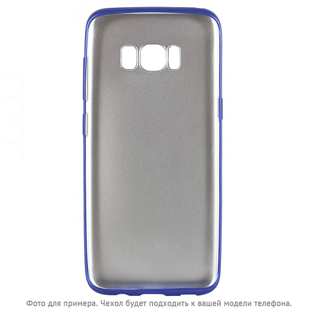 Чехол для Huawei Y7 2019 силиконовый CASE Deep Matte синий