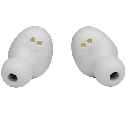 Наушники беспроводные Bluetooth JBL Tune 115 TWS вакуумные с микрофоном белые