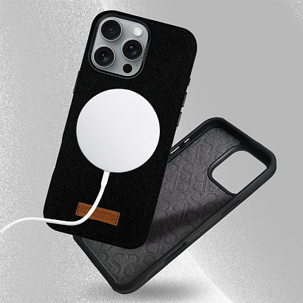 Чехол для iPhone 16 Pro Max гибридный Santa Barbara Polo & Racquet Club Leonard черный