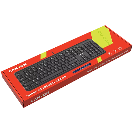 Клавиатура Canyon CNS-HKB02 черная