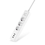 Сетевой фильтр на 3 розетки 3 USB 3.1A длина 1,4 м Xiaomi Mi Smart Power Strip белый