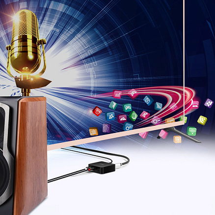 Аудио декодер SPDIF Toslink и Coaxial в 2RCA и 3,5 мм Ugreen 30523 с питанием