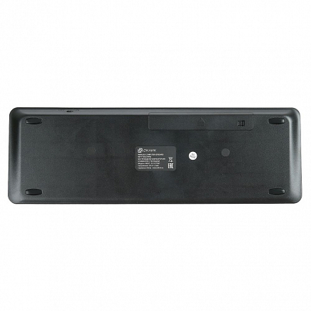 Клавиатура беспроводная для телевизора или ПК Oklick 830ST с тачпадом черная