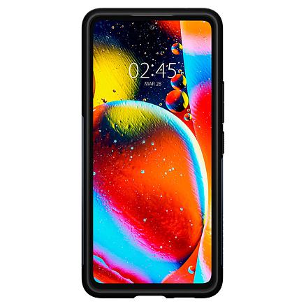 Чехол для Samsung Galaxy A53 гибридный с подставкой Spigen Slim Armor черно-графитовый