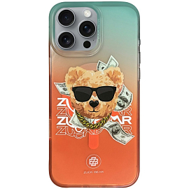 Чехол для iPhone 16 Pro гибридный Zuck Bear Harold