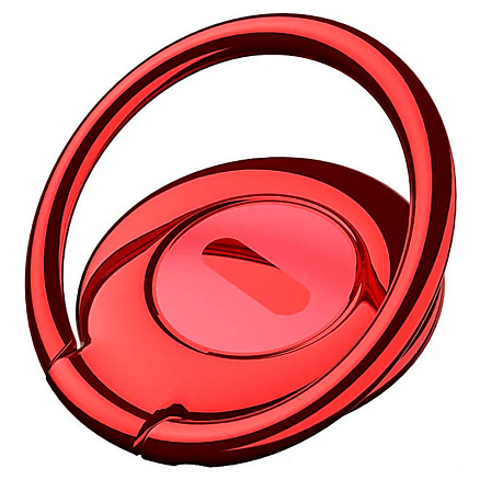 Держатель для телефона на палец Baseus Symbol красный