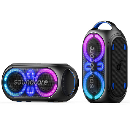 Портативная колонка Anker SoundCore Rave Party 2 для вечеринок с защитой от воды и подсветкой черная