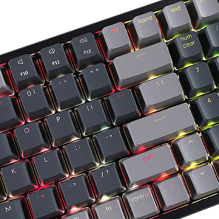 Клавиатура Keychron K4 V2 C1 RU с RGB подсветкой (Gateron G Pro Red) механическая серая