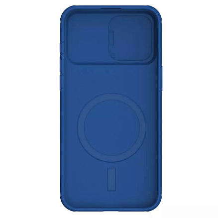 Чехол для iPhone 15 Pro Max гибридный Nillkin CamShield Pro MagSafe синий