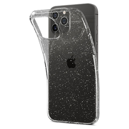 Чехол для iPhone 12 Pro Max гелевый с блестками Spigen SGP Liquid Crystal Glitter прозрачный