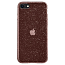 Чехол для iPhone 7, 8, SE 2020, SE 2022 гелевый ультратонкий Spigen Liquid Crystal Glitter прозрачный розовый