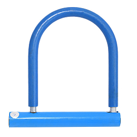 Замок для велосипеда U-образный Bike Lock 03 голубой