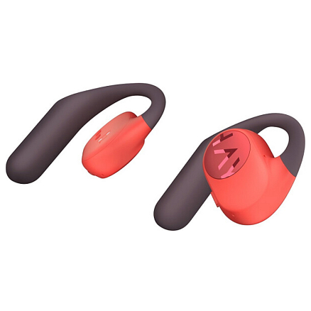 Наушники TWS беспроводные Bluetooth Haylou PurFree Buds OW01 вкладыши с микрофоном для спорта оранжевые