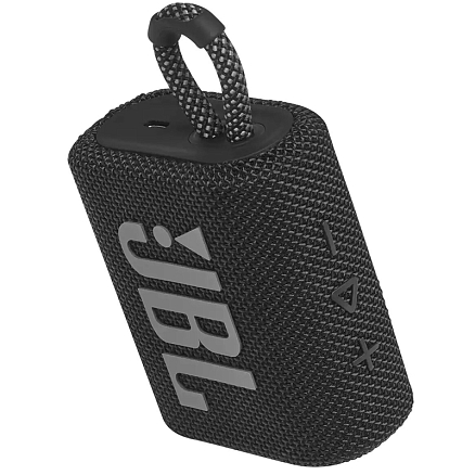 Портативная колонка JBL Go 3 с защитой от воды черная