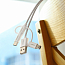Кабель USB - MicroUSB, MiniUSB, Type-C 1 м 2A Ugreen US185 белый