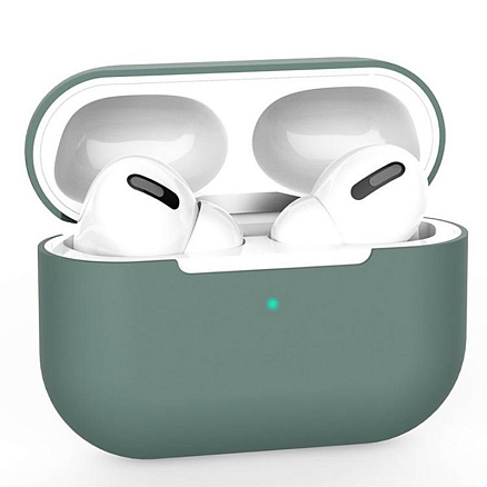 Чехол для наушников AirPods, AirPods 2 для полной защиты Tech-Protect Icon зеленый