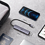 USB 3.0 HUB (разветвитель) на 4 порта USB 3.0 Ugreen CM473 с питанием Type-C серый