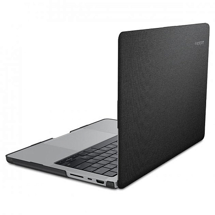 Чехол для Apple MacBook Pro 16 2021 книжка Spigen Urban Fit черный