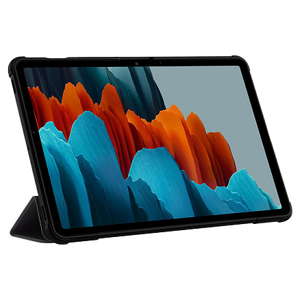 Чехол для Samsung Galaxy Tab S7 11.0 T870, T875, S8 11.0 гелевый Spigen Rugged Armor Pro черный