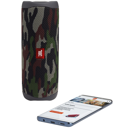Портативная колонка JBL Flip 5 с защитой от воды камуфляж