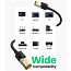 Сетевой кабель (патч-корд) RJ45 Cat.7 UTP длина 1 м плетеный Ugreen NW150 черный