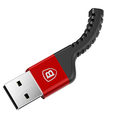 Кабель USB - Lightning для зарядки iPhone 1,5 м 2А плетеный Baseus Confidant красный