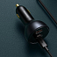 Зарядное устройство автомобильное с USB и двумя Type-C входами 160W Baseus Technology Multi-Port (быстрая зарядка QC 5.0) черное