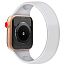 Ремешок-браслет для Apple Watch 42 и 44 мм силиконовый Nova Silicone белый
