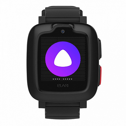 Детские умные часы с GPS и Wi-Fi трекером, видеозвонками и помощником Алиса Elari KidPhone 3G черные