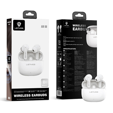 Наушники Lenyes Air 68 (белый)
