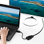 Переходник DisplayPort - VGA (папа - мама) 16 см Ugreen DP106 черный