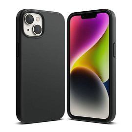 Чехол для iPhone 14 гибридный Ringke Silicone черный