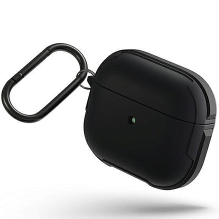 Чехол для наушников AirPods 3 металлический UNIQ Valencia черный