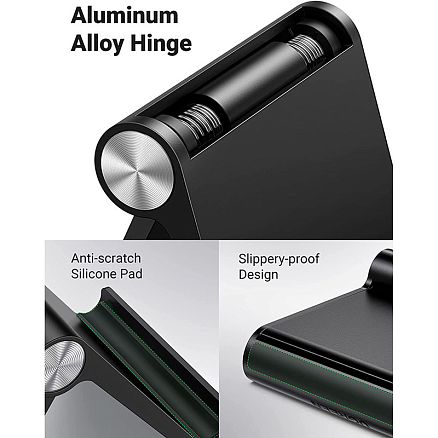 Подставка для телефона или планшета от 4 до 8 дюймов складная Ugreen LP106 черная