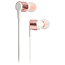 Наушники JBL Tune 210 вакуумные с микрофоном и плоским проводом белые с розовым золотом