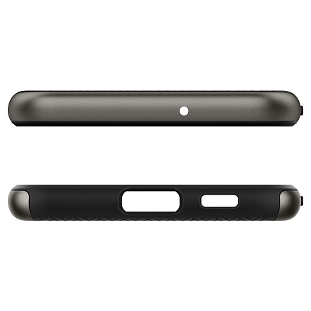 Чехол для Samsung Galaxy S22 гибридный Spigen Neo Hybrid черно-серый