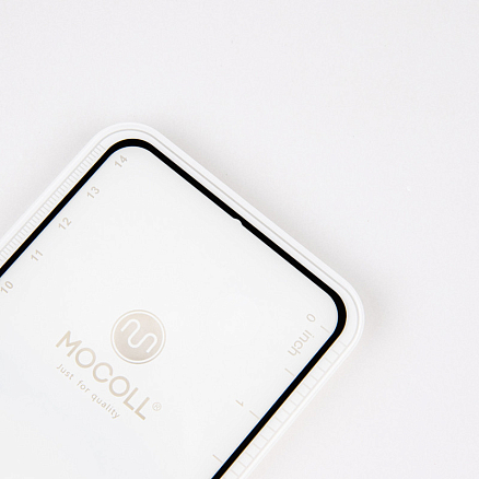 Защитное стекло для Xiaomi Redmi Note 8 на весь экран противоударное Mocoll Storm 2.5D черное