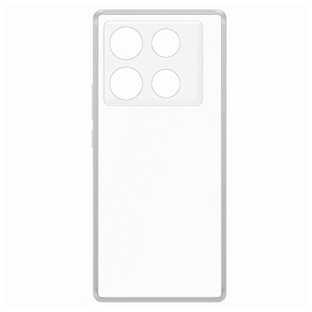 Чехол для Infinix Note 40 Pro силиконовый Clear Case прозрачный