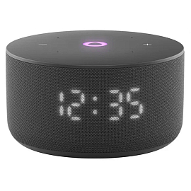 Умная колонка Яндекс Станция Мини 3 с часами (черный)