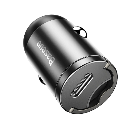 Зарядное устройство автомобильное Type-C 5А 30W Baseus Tiny Star Mini PPS (быстрая зарядка PD 3.0, QC 3.0) серое