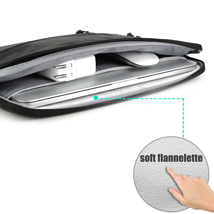 Сумка для ноутбука до 13,3 дюйма WiWU Pocket черная